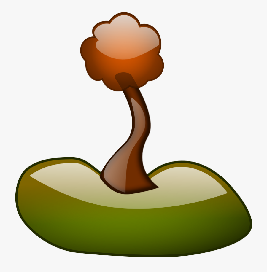 Cartoon Orange Tree - Portable Network Graphics, Transparent Clipart