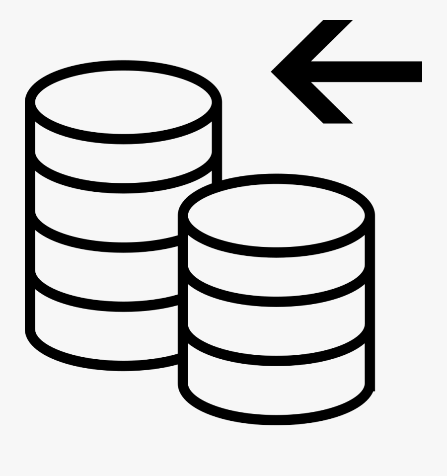 Money Transfer - Transparent Background Database Server Icons, Transparent Clipart
