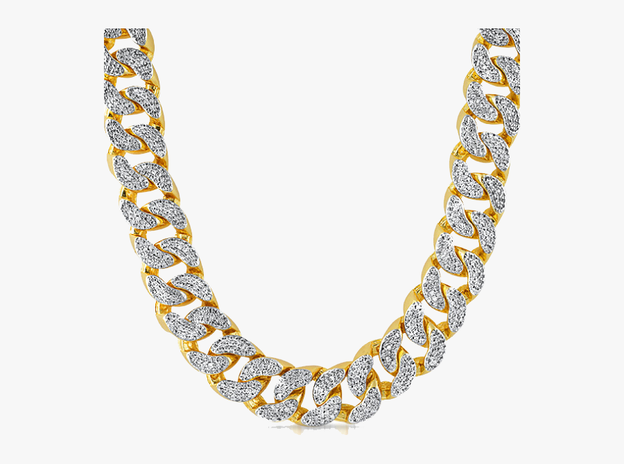 Necklace Clipart Thug Life - Hd Gold Chain Png, Transparent Clipart