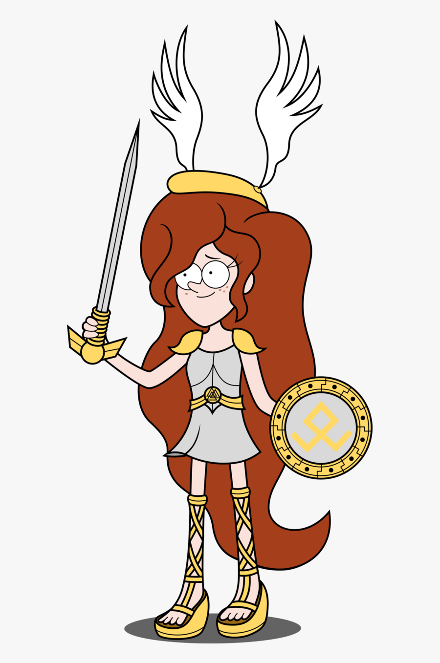 Warrior Clipart Norse Mythology - Cartoon, Transparent Clipart