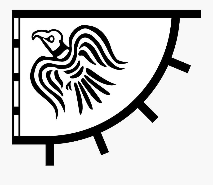 Raven Flag, Transparent Clipart