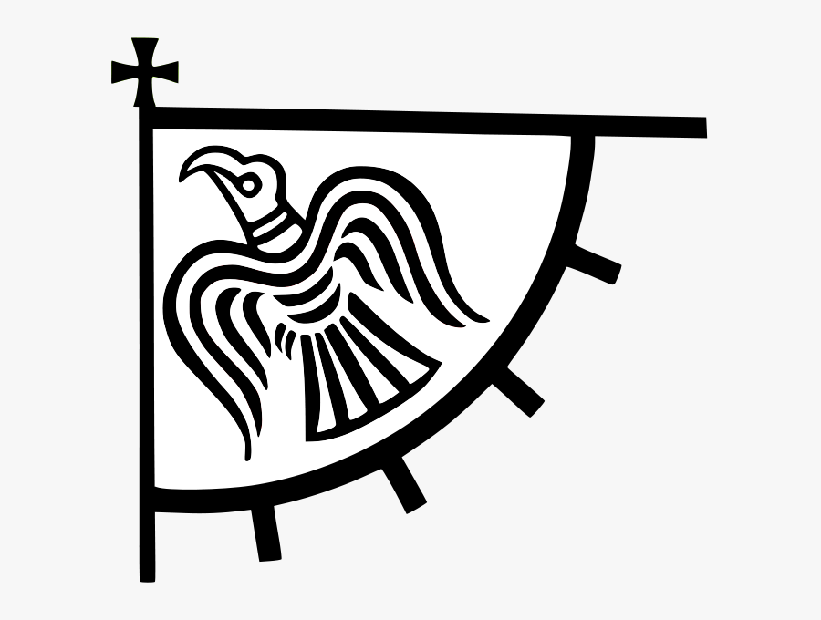 Viking Flag Png, Transparent Clipart