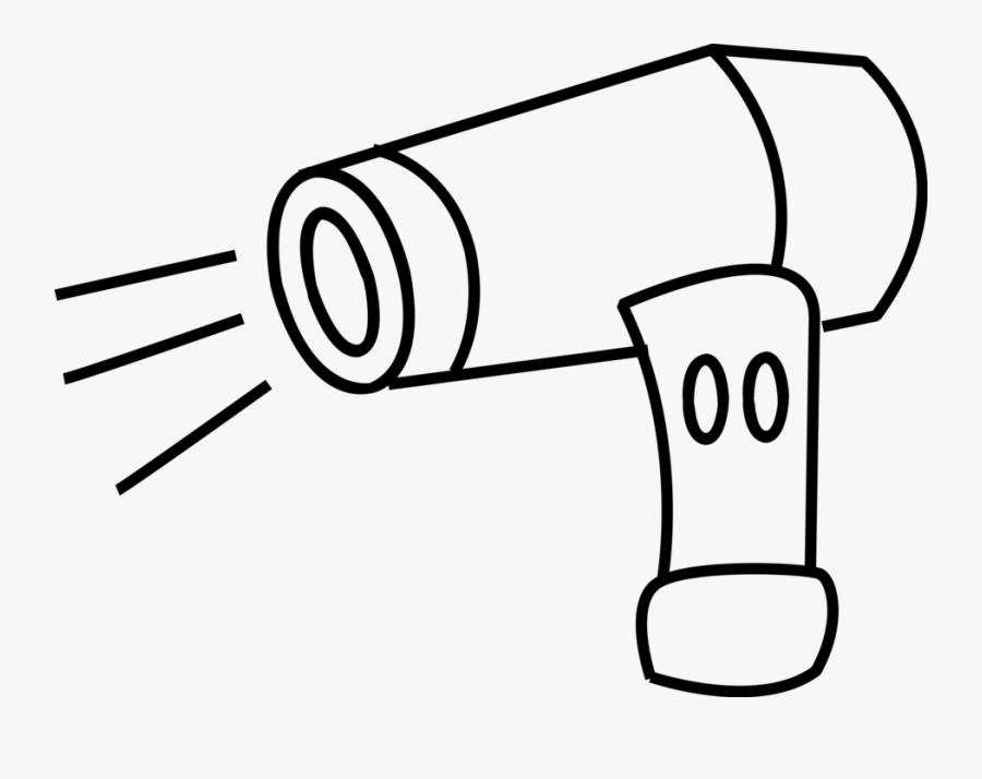 Cliparts For Free Download Blow Dryer Clipart Vector - Line Art, Transparent Clipart