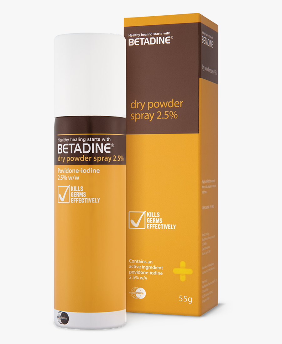 Image Description - Betadine Spray For Wounds, Transparent Clipart