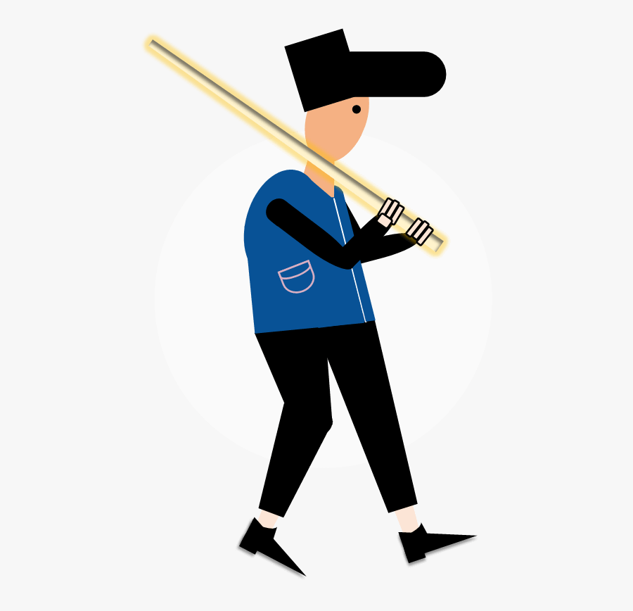 Safety Jedi - Cartoon, Transparent Clipart