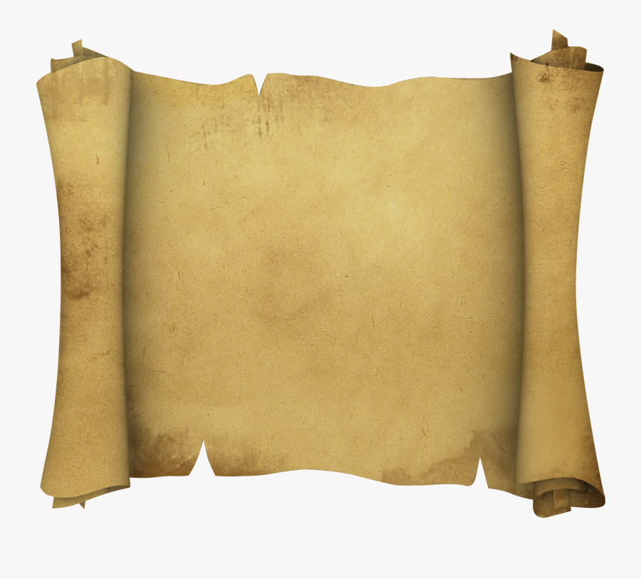 Paper Scroll Parchment - Old Paper Roll Png, Transparent Clipart