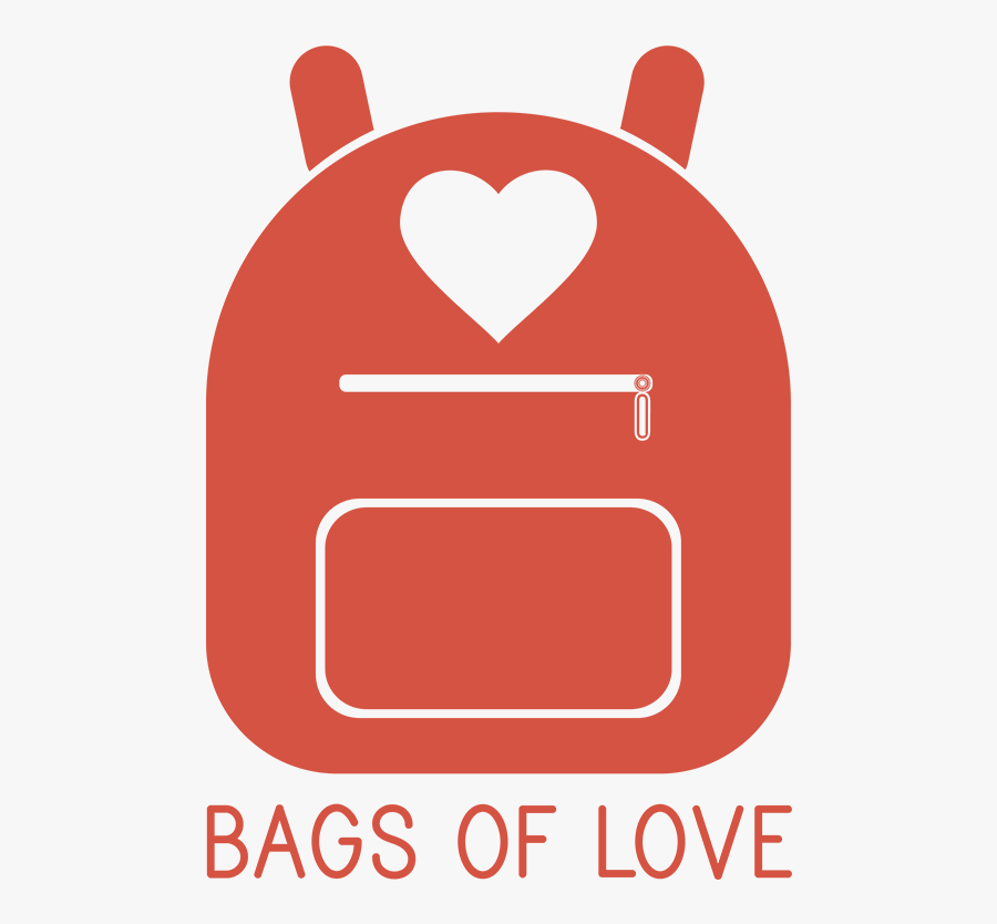Through Our Bags Of Love Program, 250 Families Are - Heart, Transparent Clipart