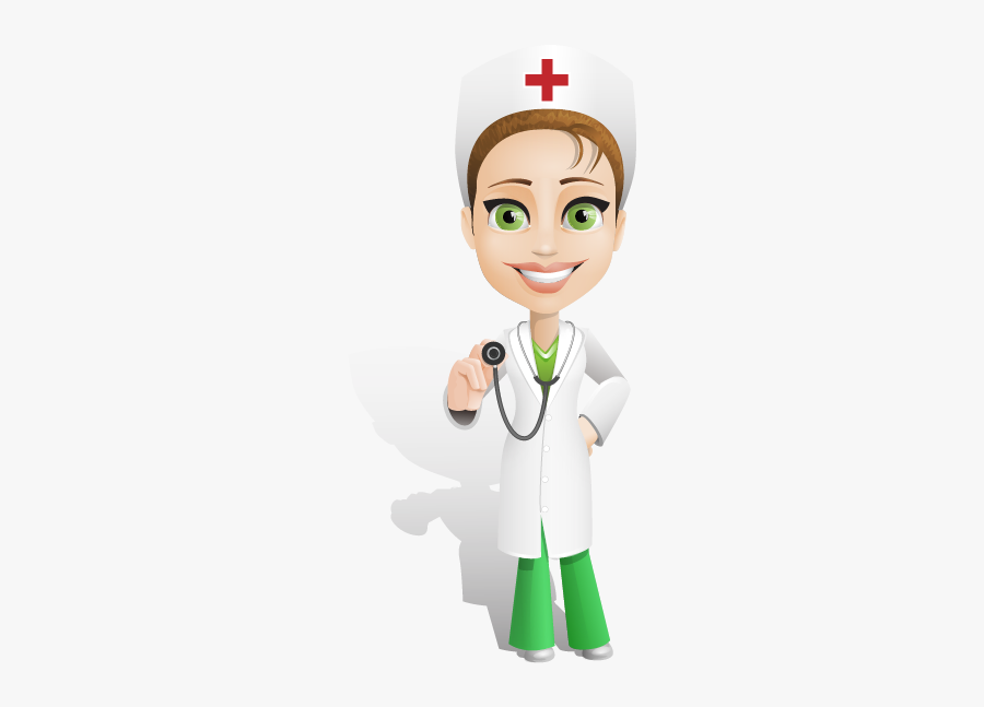 Iranian Presidential Election Health - Cartoon Vector Image For Female Doctor, Transparent Clipart
