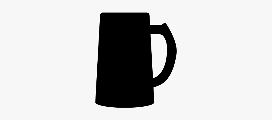 Beer Mug Silhouette - Beer Stein, Transparent Clipart