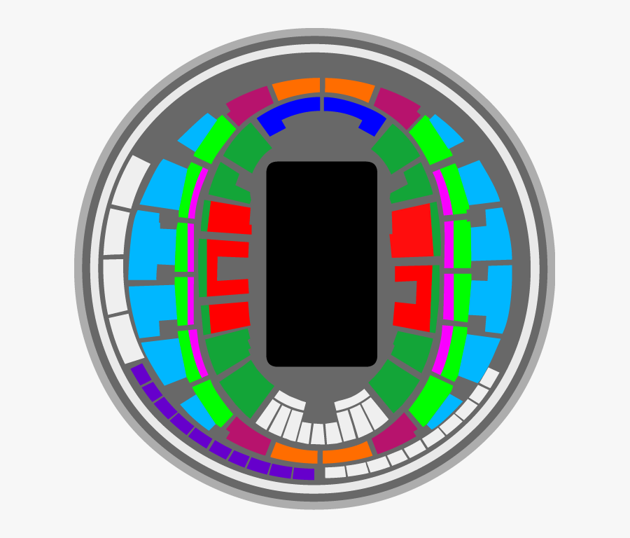 Mapa Movistar Arena Monster Jam - Circle, Transparent Clipart