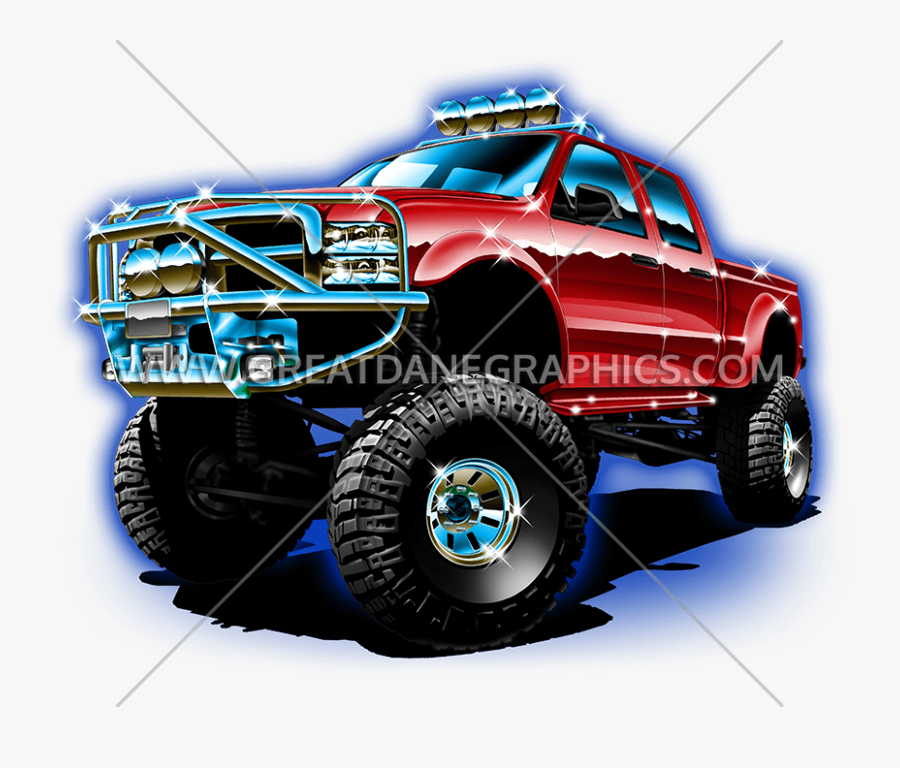 Race Clipart Monster Truck Tire - Off-road Vehicle, Transparent Clipart