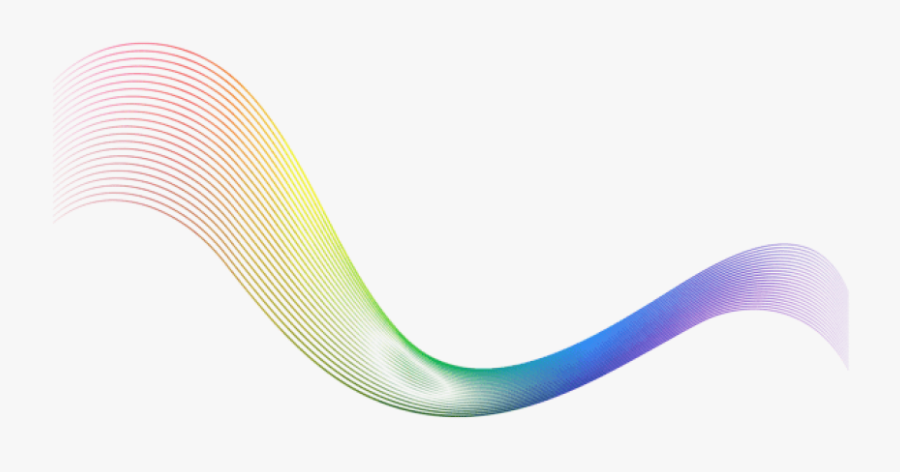 Rainbow Line Png - Dalgalı Png, Transparent Clipart