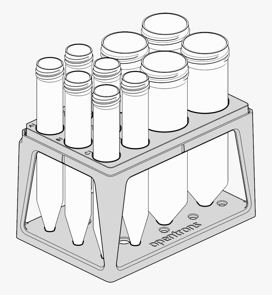 15ml 50ml Tube Rack - Illustration, Transparent Clipart