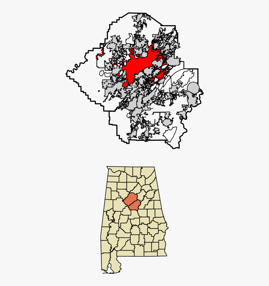 Birmingham Alabama Wikiwand Location - Warrior County Alabama, Transparent Clipart