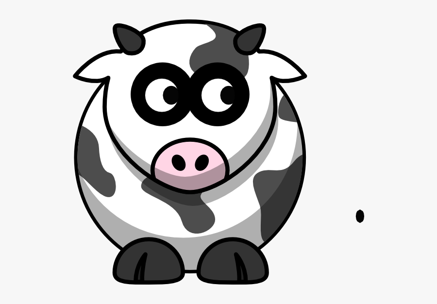 Transparent Cartoon Cow, Transparent Clipart