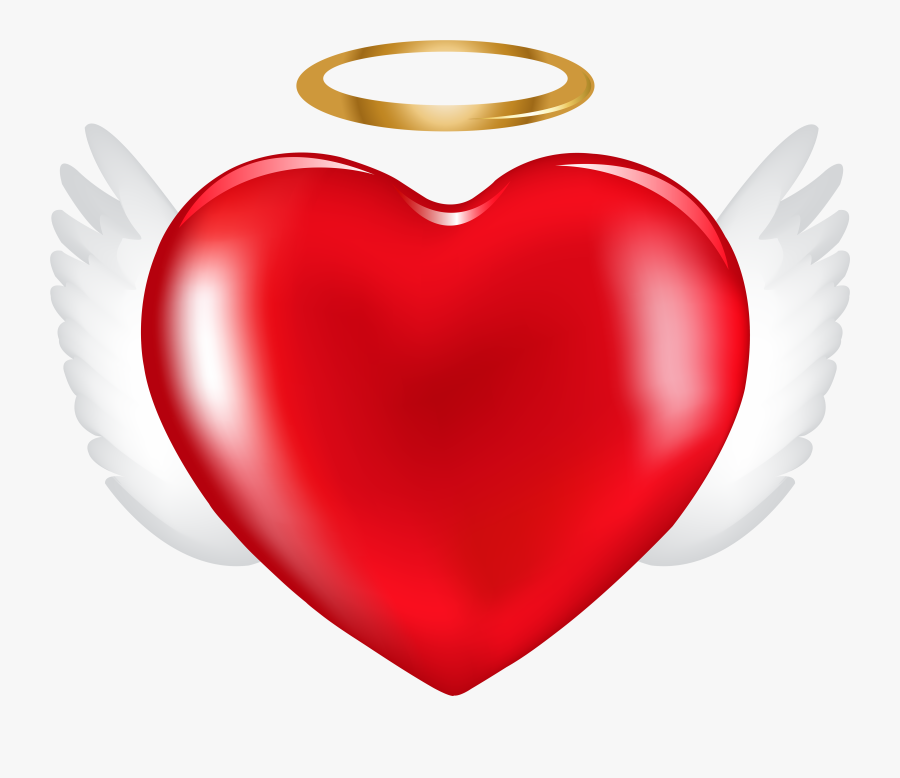 Angel Heart Png Clip Art Imageu200b Gallery Yopriceville - Heart, Transparent Clipart