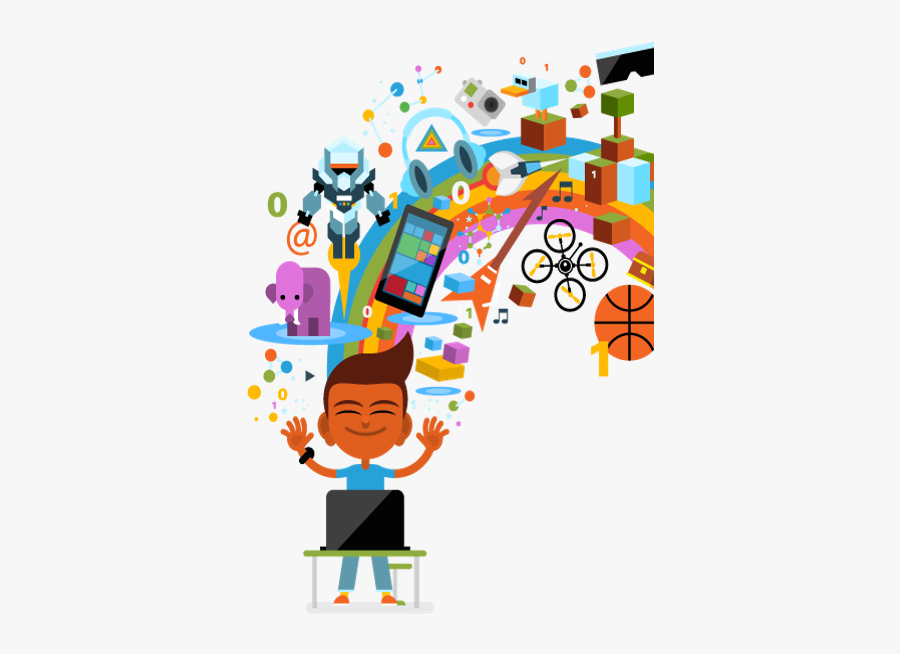 Poster Coding Kids, Transparent Clipart