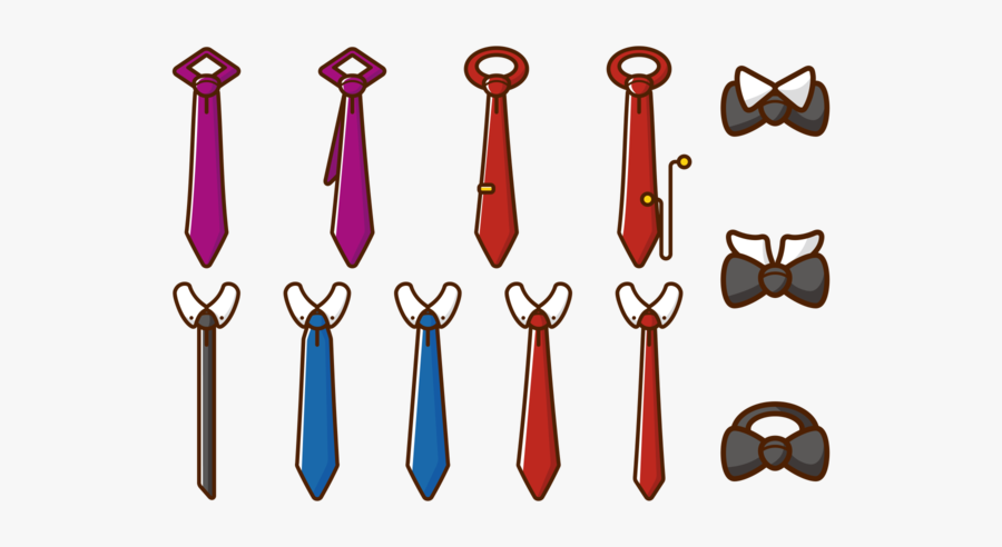 Cravat Vector Icons, Transparent Clipart