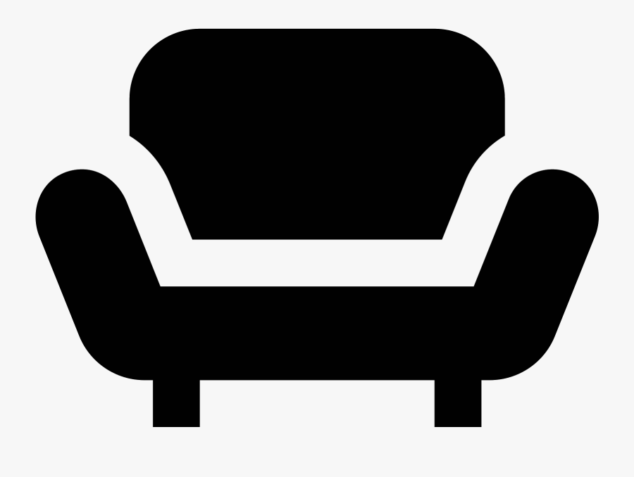 Sofa Icon Free Png And Svg Download Living Room Without - Club Chair, Transparent Clipart