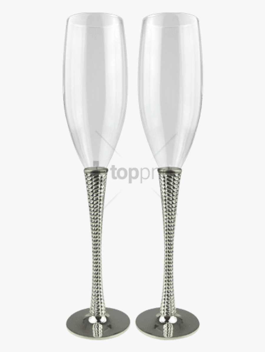Free Png Silver Champagne Glass Png Image With Transparent - Silver Wine Glass Png, Transparent Clipart