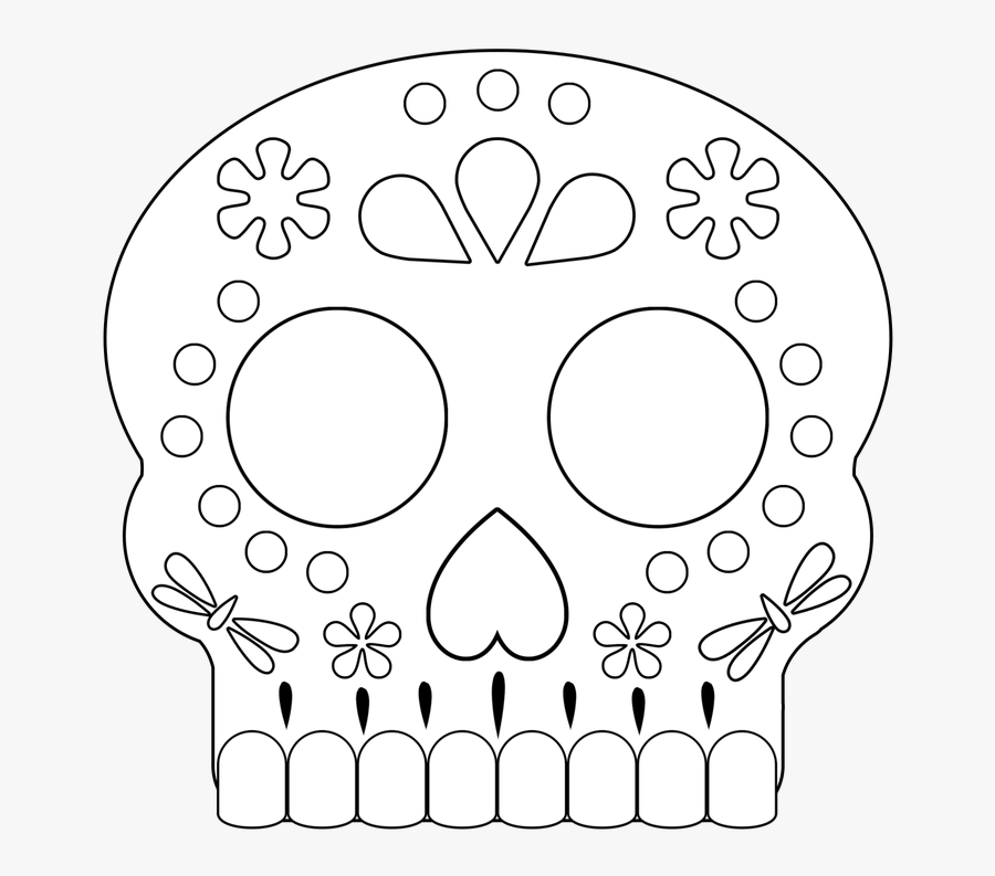 Printable Paper Halloween Masks, Transparent Clipart