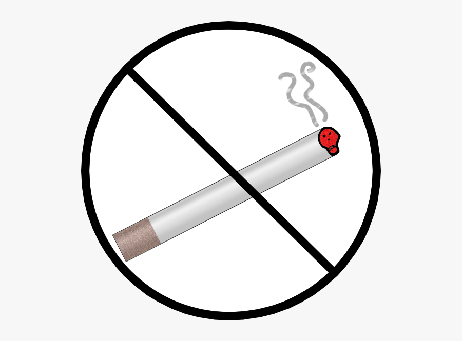 No Smoking Sign With Skull Vector Clip Art - Daily Horoscope 12th August, Transparent Clipart
