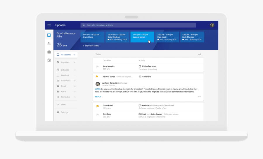 Recruit faster With google - Google Hire, Transparent Clipart