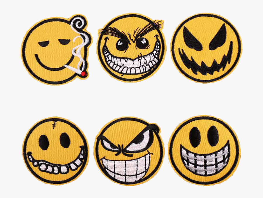 Smiley Halloween Png Free Download - Smiley Punk, Transparent Clipart