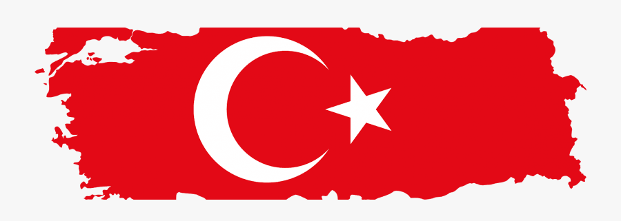 Turkey Map Flag Png, Transparent Clipart