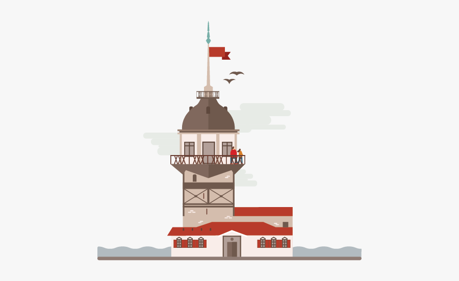 Maiden Tower Icon Png, Transparent Clipart