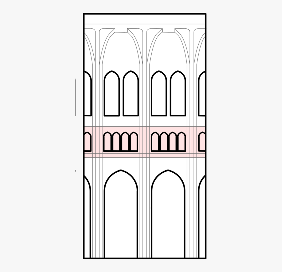 Short Triforium, Transparent Clipart