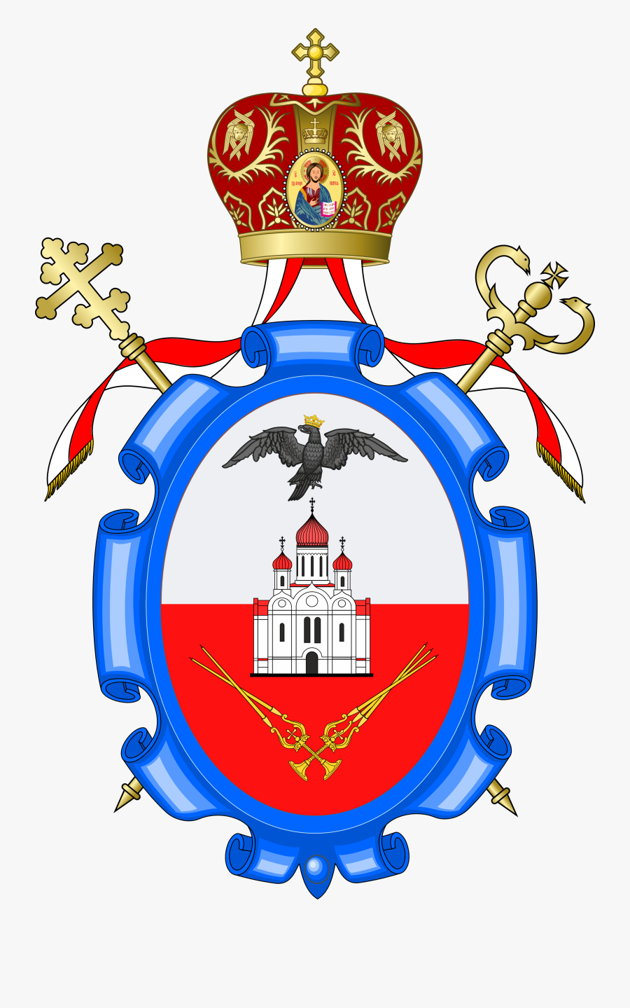 Herb Warszawskiej Metropolii Prawosławnej - Polish Orthodox Church, Transparent Clipart
