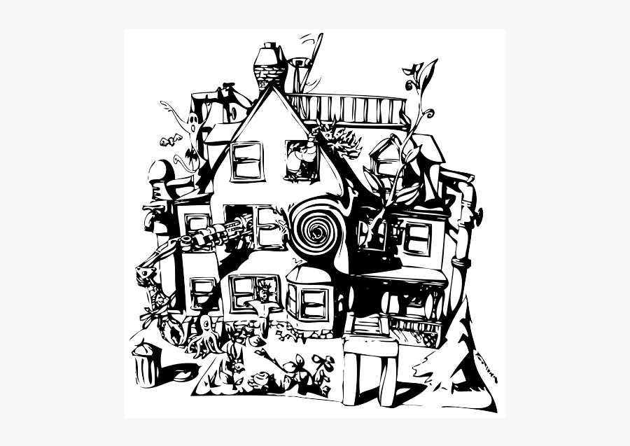 Pika Mit Fsilg Cooperative Housing House Art With Swirl - Housing Art, Transparent Clipart