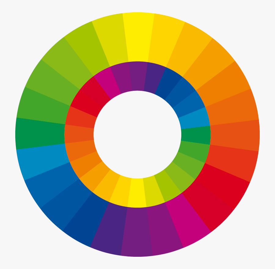 24 Teiliger Farbkreis Mit Gegenfarben Clipart , Png - 24 Teiliger Farbkreis, Transparent Clipart