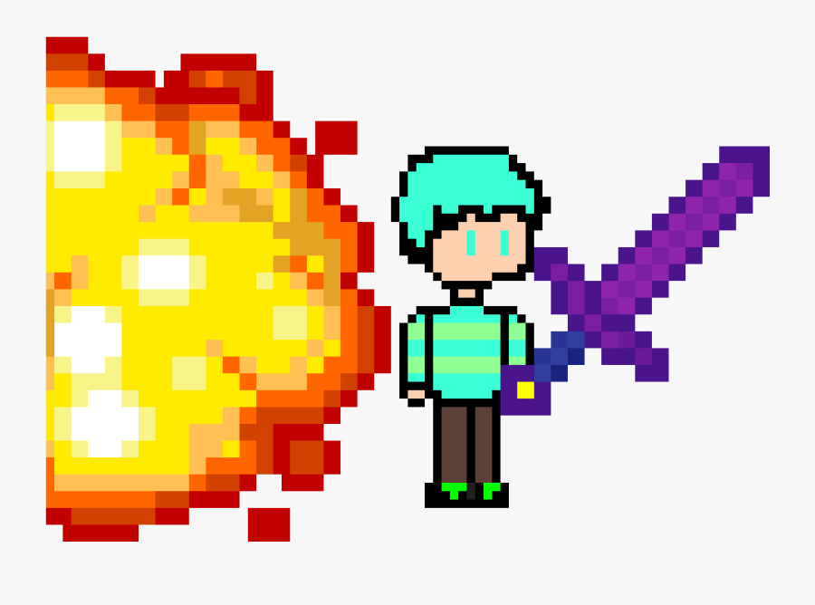 Transparent Usain Bolt Png - Explosion Pixel Art Png, Transparent Clipart