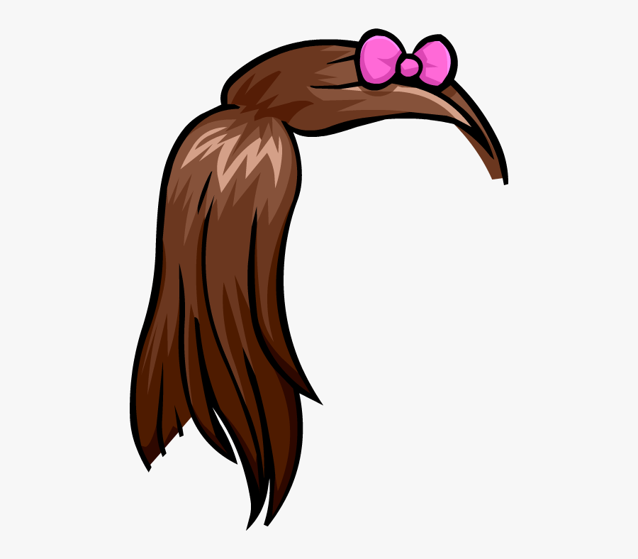 Club Penguin Animation Hair - Club Penguin Hair Cutouts, Transparent Clipart