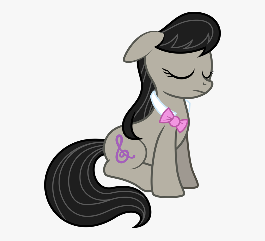 My Little Pony Octavia Sad, Transparent Clipart