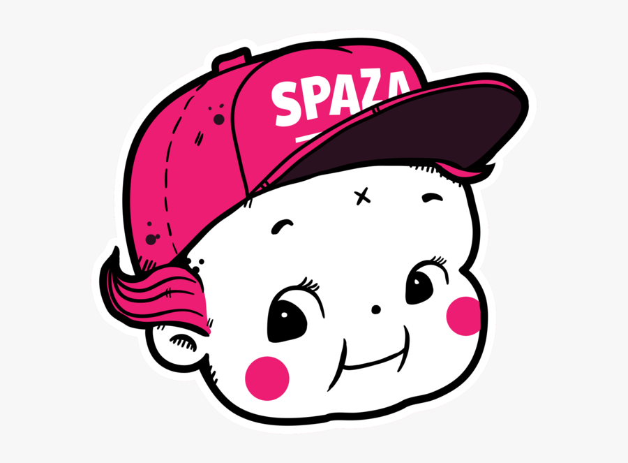 Spaza Boi Pink Design Art Vector Illustration, Transparent Clipart