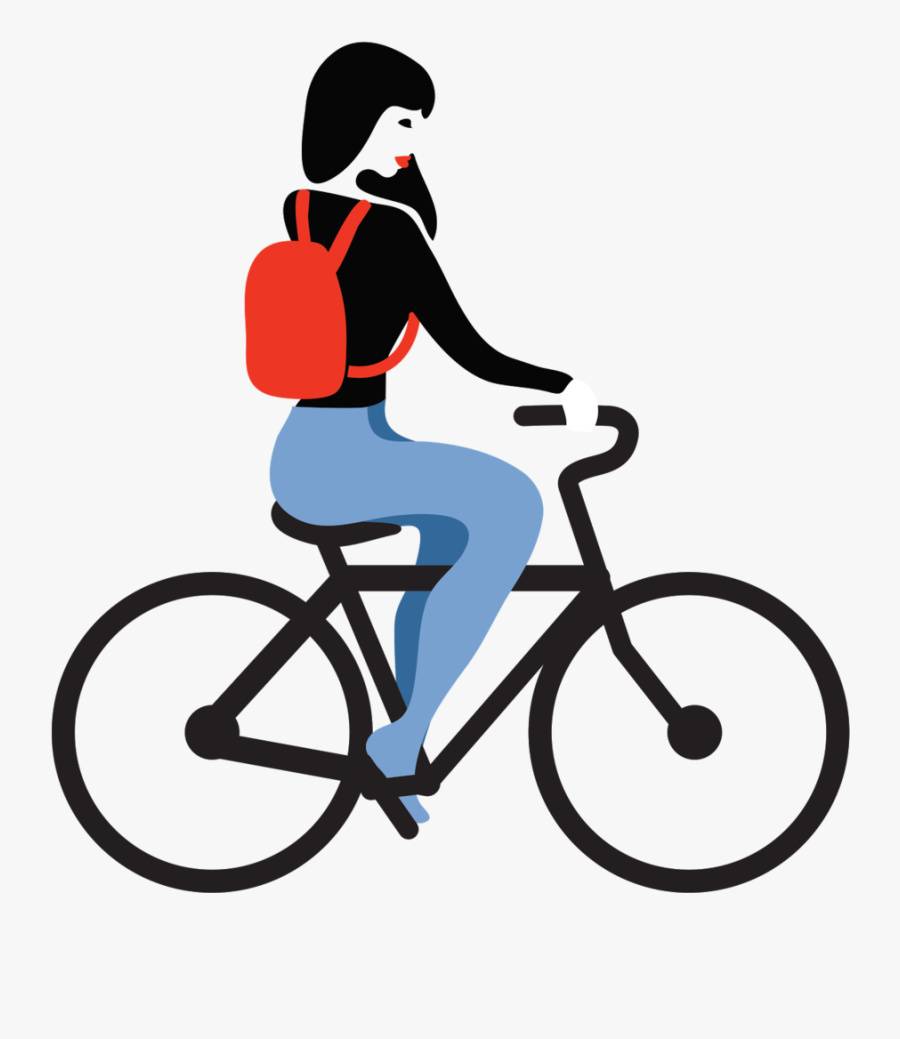 Clipart Bike Fell Off - Transparent Bicycle Clipart Png, Transparent Clipart