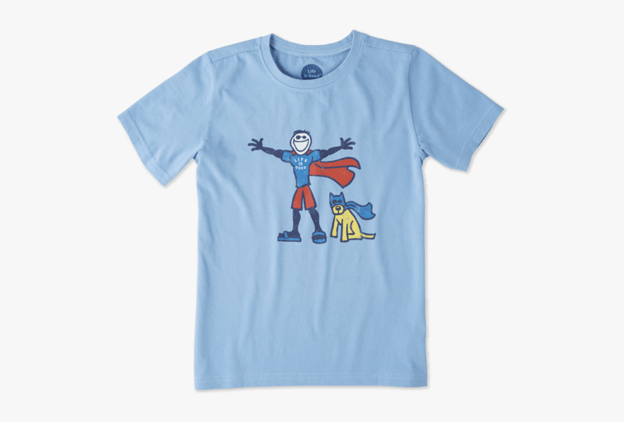 Boys Superhero Jake & Rocket Crusher Tee - Cartoon, Transparent Clipart