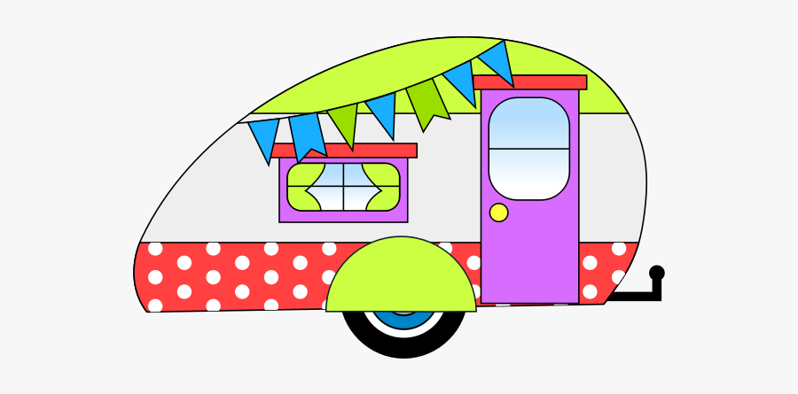 Teardrop Trailer, Transparent Clipart