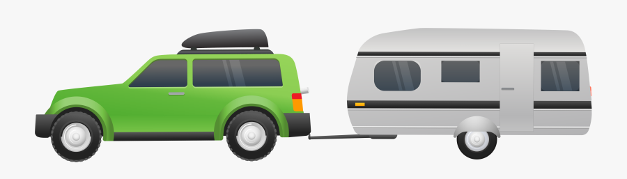 Car And Caravan Clipart, Transparent Clipart