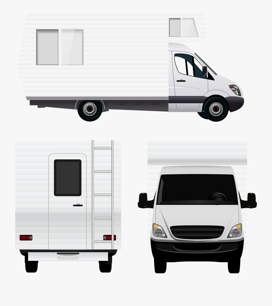 Van Psd, Transparent Clipart