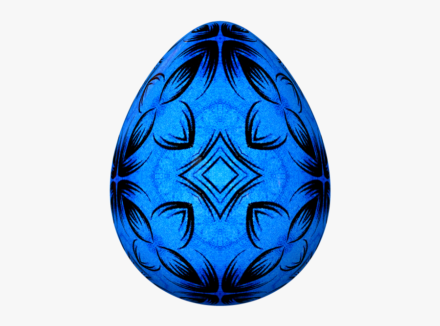 Blue Easter Eggs Clipart, Transparent Clipart