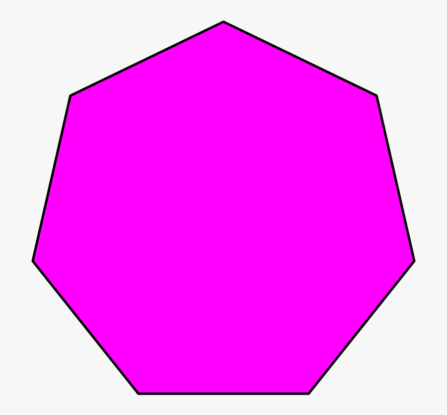 Many Sides Does A Heptagon Have, Transparent Clipart