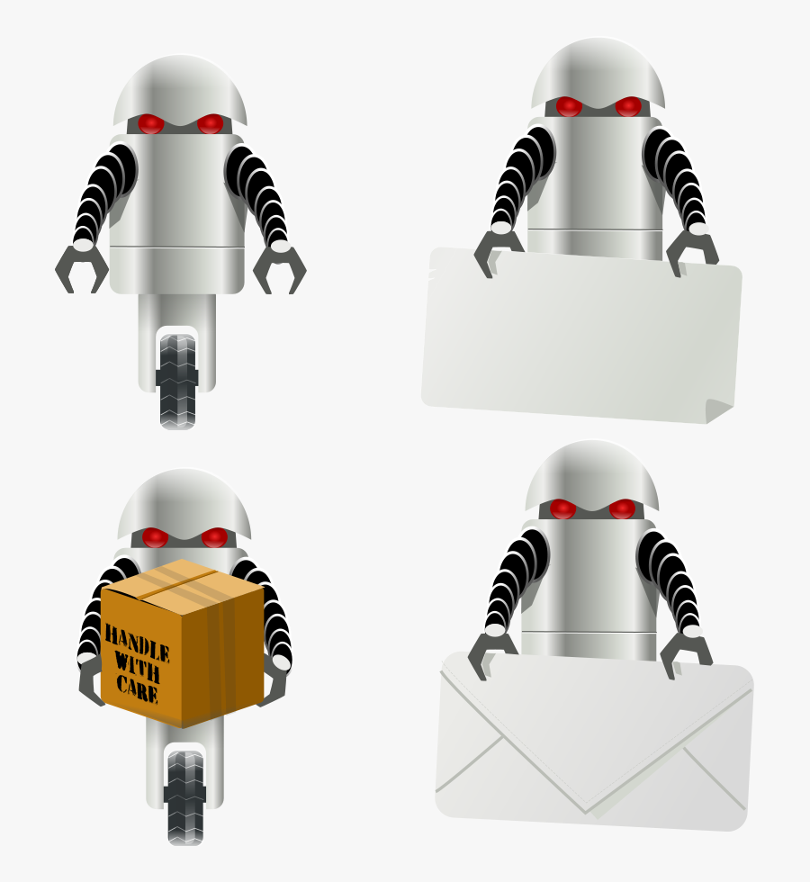 Robot Carrying Things Png Clip Arts - Robot Clip Art, Transparent Clipart