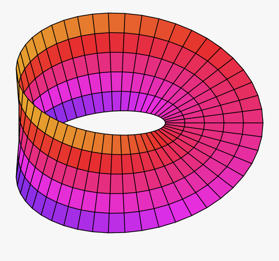 Heat Clipart Pink Double Heart - Moebius Strip, Transparent Clipart