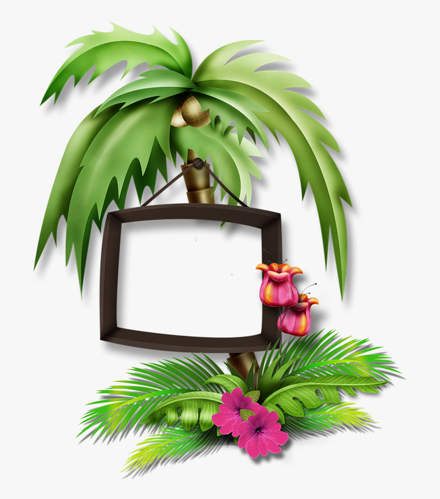 Beach Frame Clipart Png, Transparent Clipart