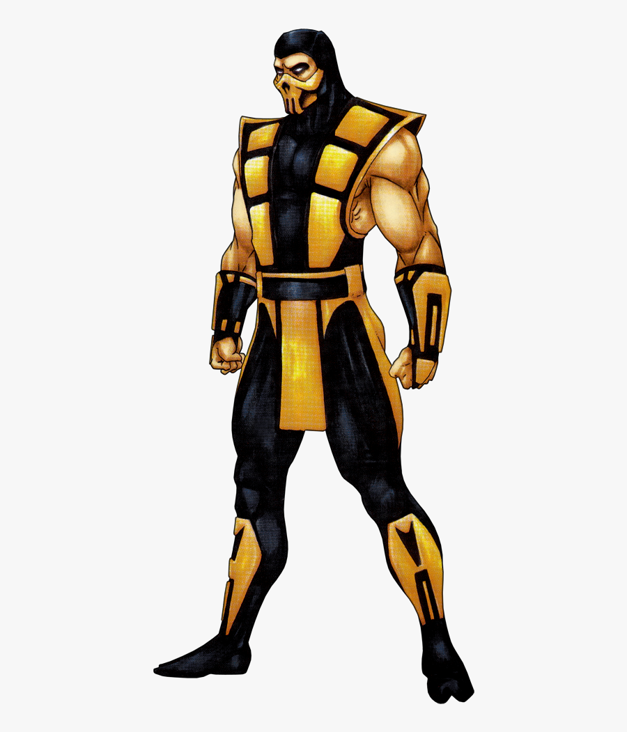 Scorpion Mk Scorpion Mortal Kombat, Mortal Kombat, - Scorpion Mortal Kombat Animated, Transparent Clipart