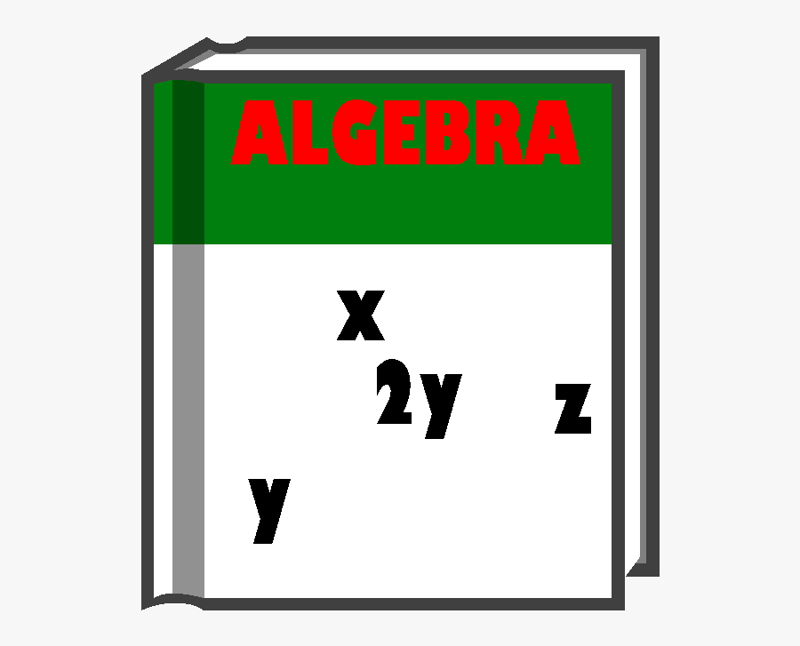 Algebra Book - Algebra Png, Transparent Clipart